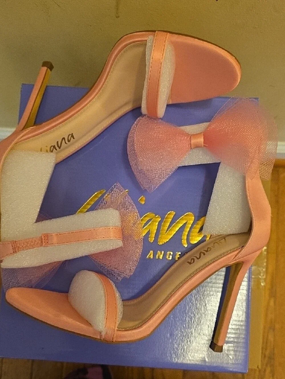 Liliana Pink Satin Sandal